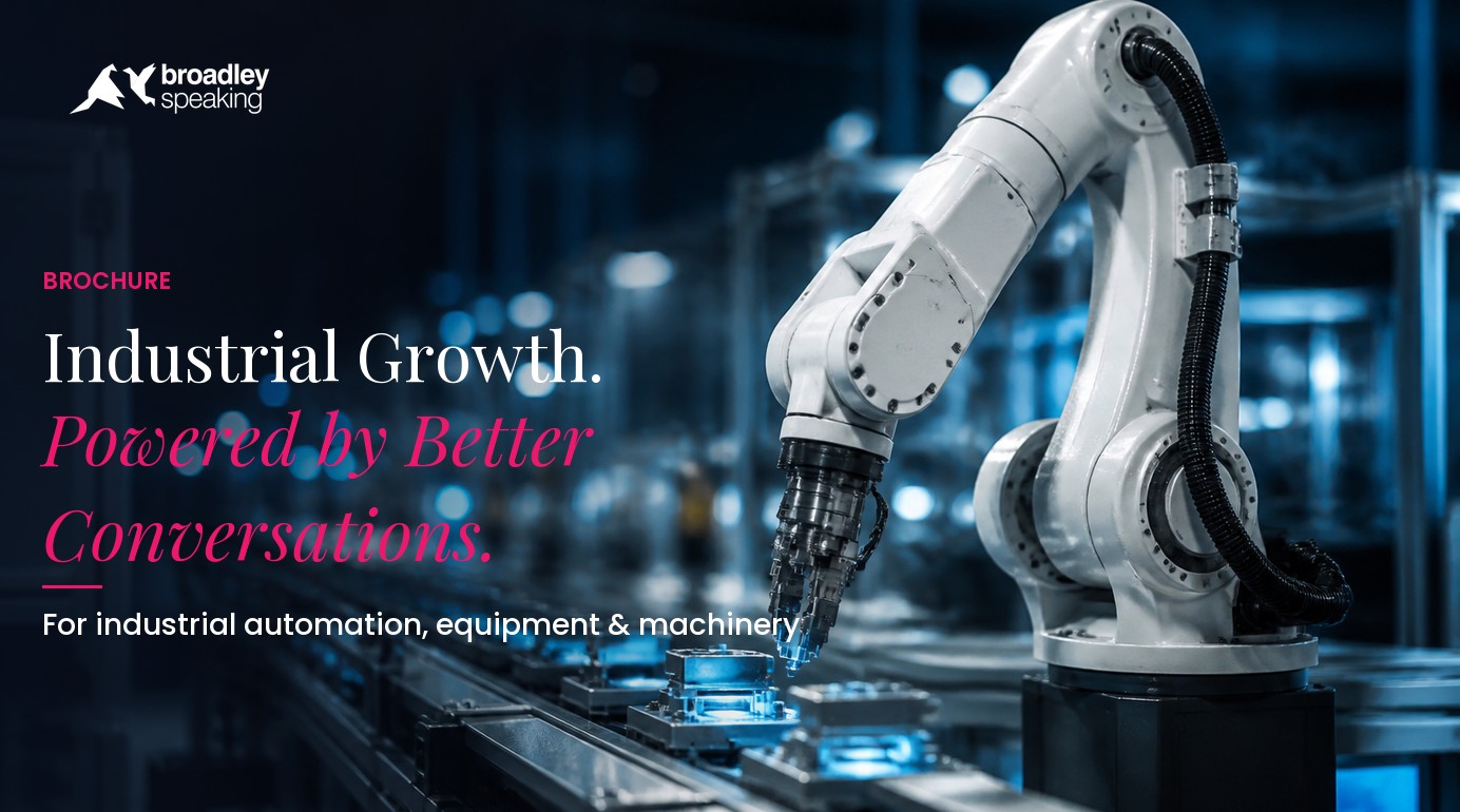 Industrial automation growth brochure from Broadley Speaking